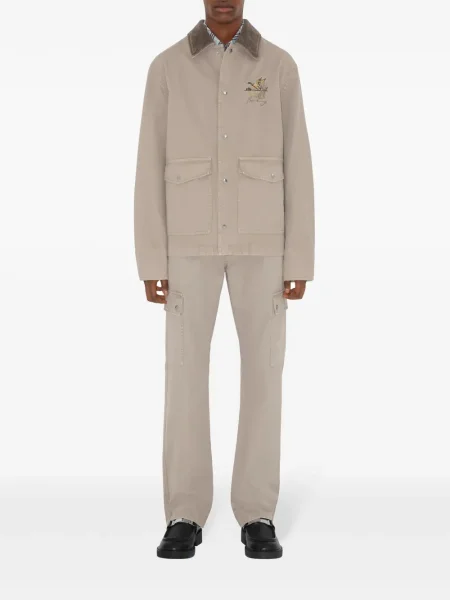 Geacă cămașă Burberry cu broderie