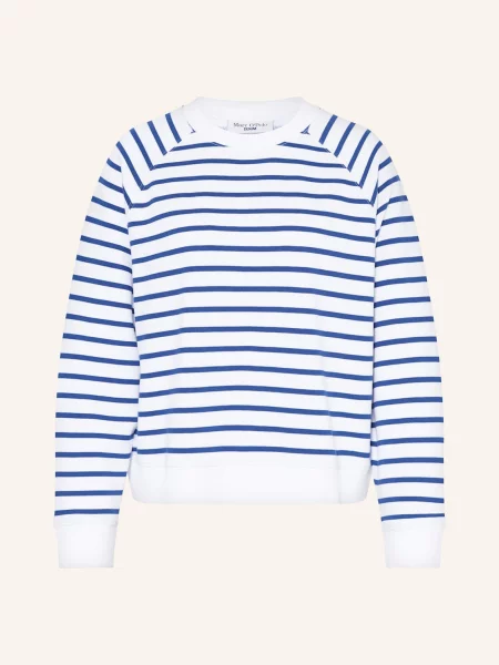Marc O'polo Denim Bluza Nierozpinana blau biała