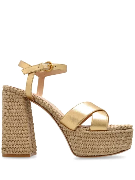 Sandale Gianvito Rossi auriu