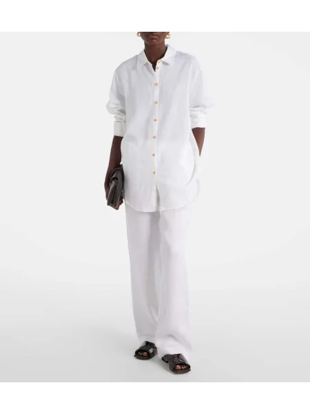 Pantaloni Asceno de in alb