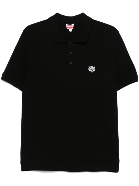 Polo Kenzo cu dungi de tigru negru