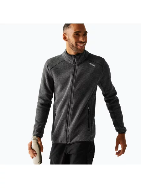 Fleecová mikina REGATTA Torrens black černá