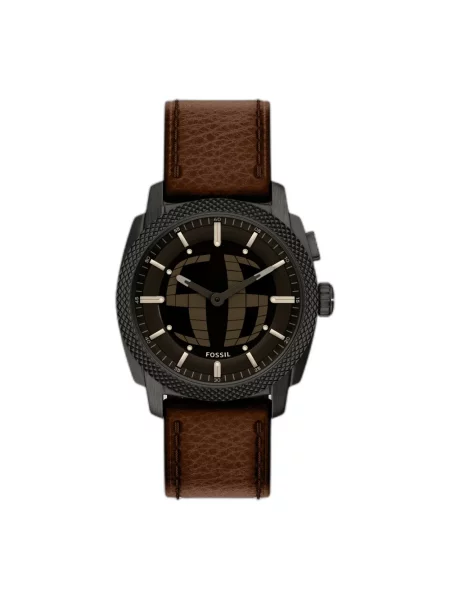 Fossil zegarek Machine Big Tic brązowy