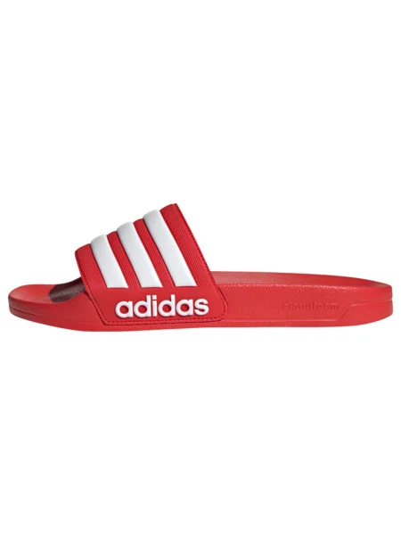 ADIDAS SPORTSWEAR Sandalai / maudymosi batai Adilette raudona balta