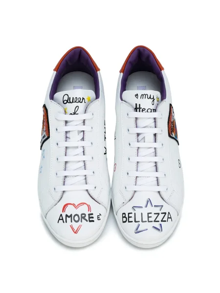 Sneakersy dziecięce Dolce And Gabbana białe