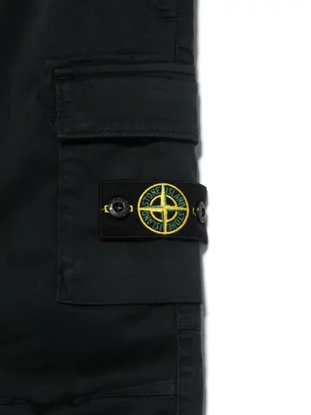 Spodnie cargo dziecięce Stone Island niebieskie