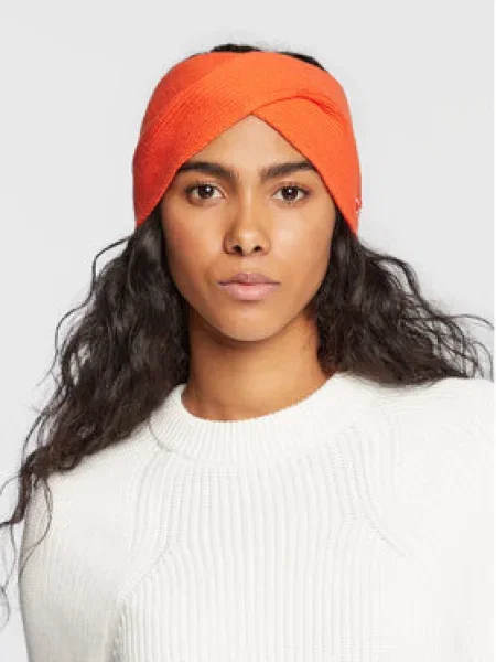 Șapcă Calvin Klein de lână portocaliu