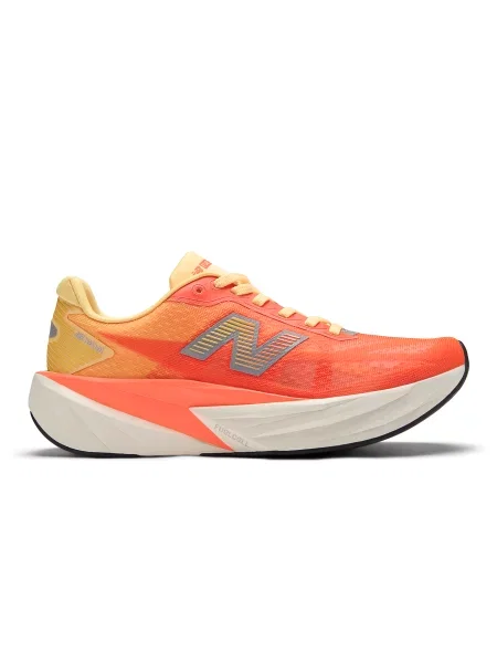 Buty do biegania New Balance FuelCell Rebel V5 tangerine heat/silver metallic pomarańczowe