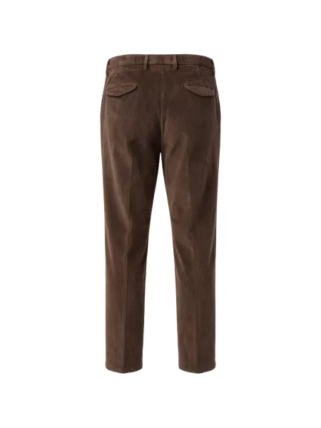 Pantaloni Briglia 1949 de catifea cord maro