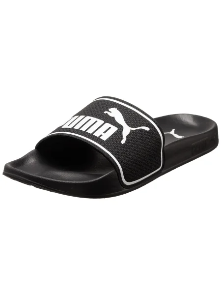 PUMA Saboți Leadcat / alb negru