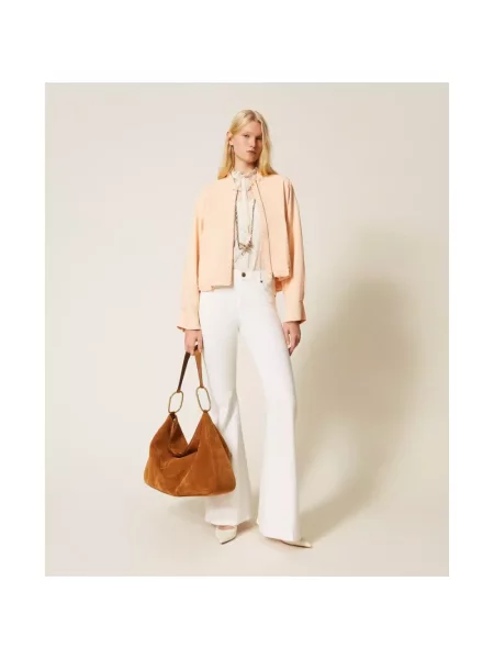 Kurtka bomber Twinset różowy