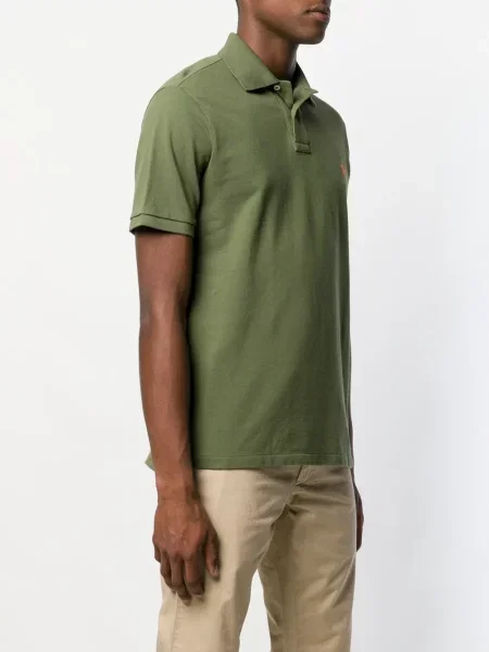 Класическа поло тениска Polo Ralph Lauren бродирана зелено