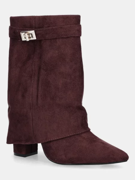 Черевики Answear.LAB блок злегка утеплена бордовий