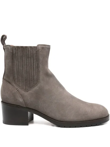 Botine Doucal's din piele de căprioară gri