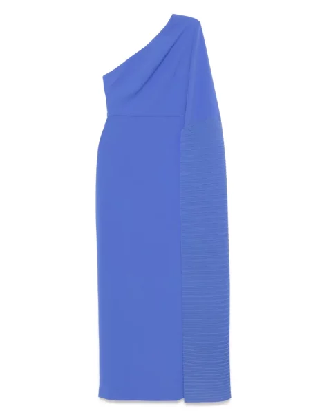 Rochie maxi Solace London de costum albastru