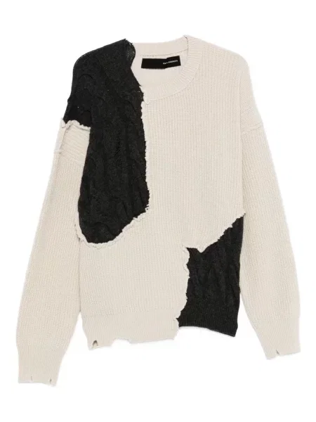 Pulover Isabel Benenato de lână zdrențuiți