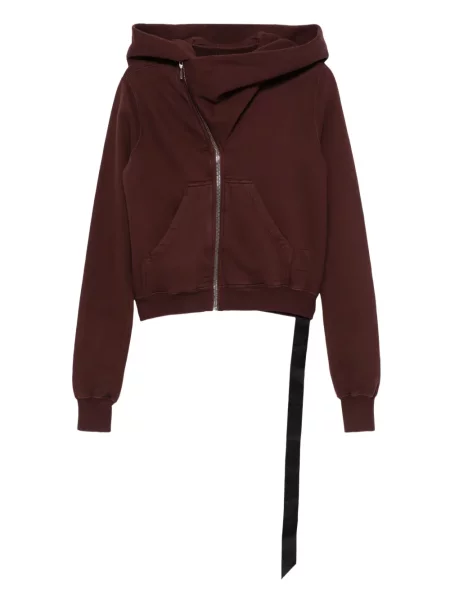 Mikina s kapucí Rick Owens Drkshdw červená