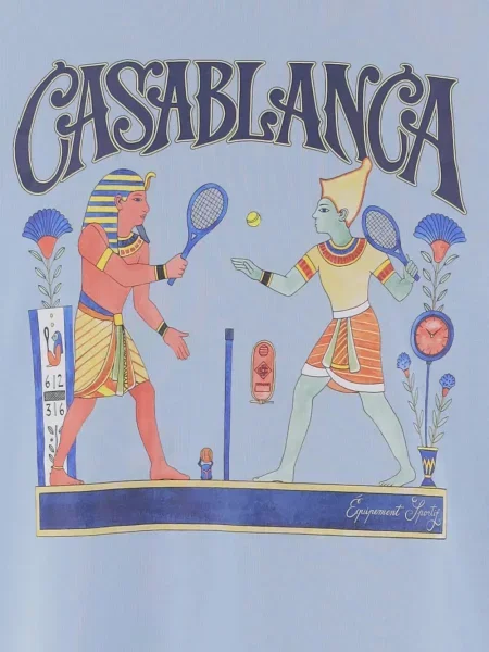 Tricou Casablanca tenis albastru