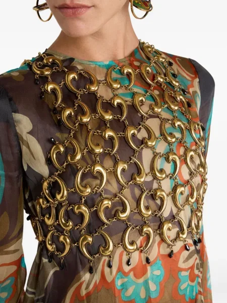 Colier Etro cu model paisley