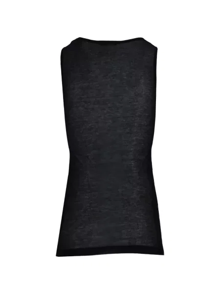 Top Ann Demeulemeester din jerseu negru
