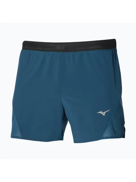 Мъжки шорти за бягане Mizuno Aero blue wing teal синьо