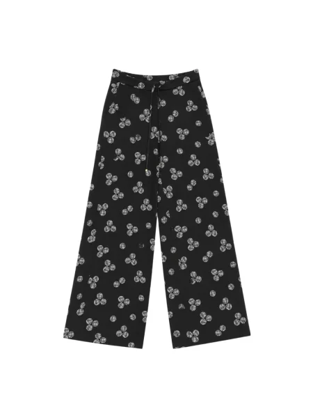 Spodnie Max Mara Studio czarne