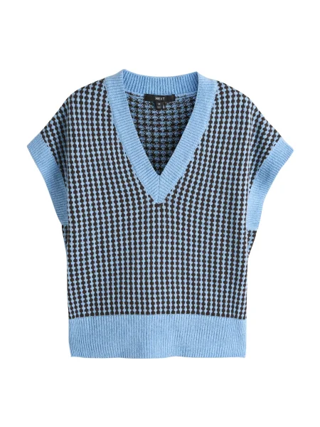 Next Pulover albastru negru