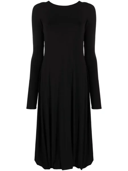 Rochie midi Jil Sander până la genunchi de costum negru