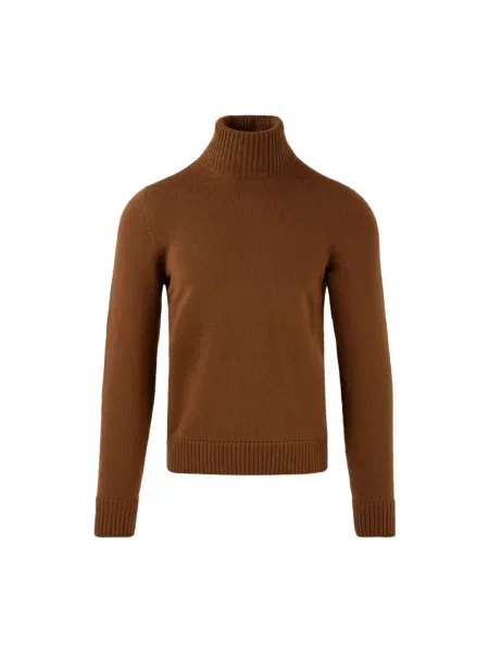 Sweter Drumohr brązowy
