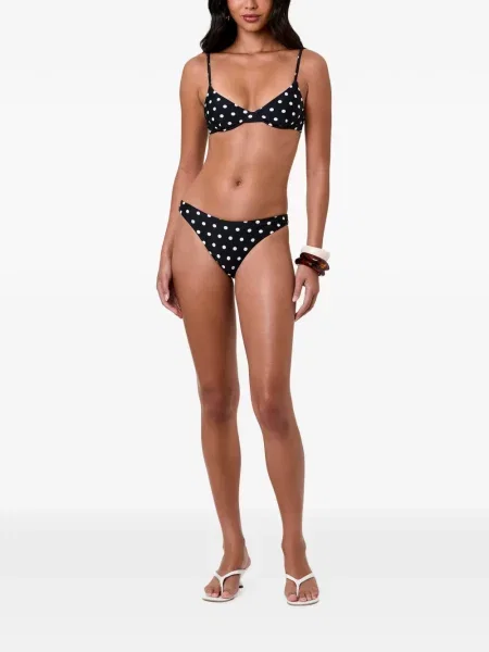 Bikini Nicholas cu buline negru