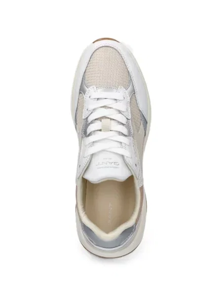 Fűzős csipkés sneaker Gant fehér