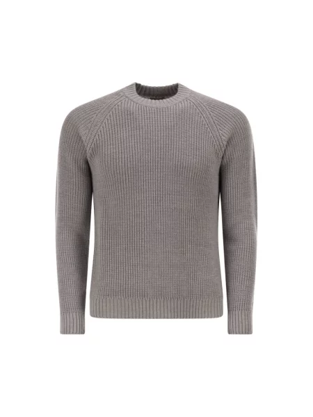 Sweter Rakki wełniany szary