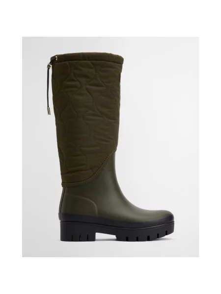 Buty trekkingowe Barbour Marnie Quilted Tall Welly khaki 38 zielone