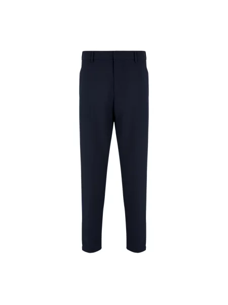 Spodnie Emporio Armani niebieskie