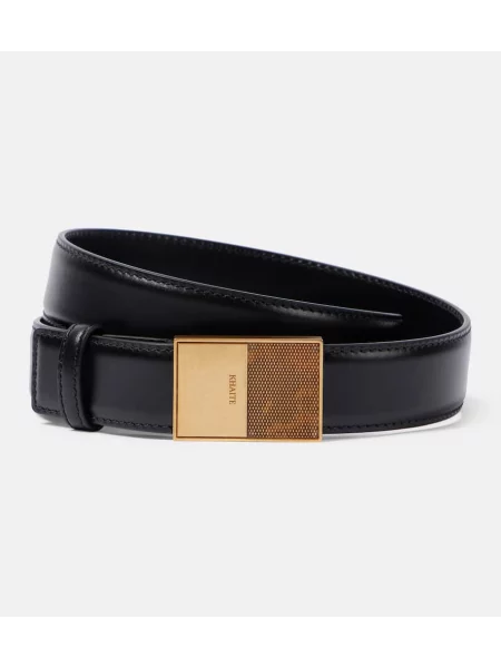 Curea Khaite din piele negru