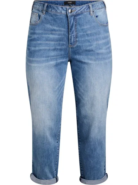 Zizzi Jeans denim albastru