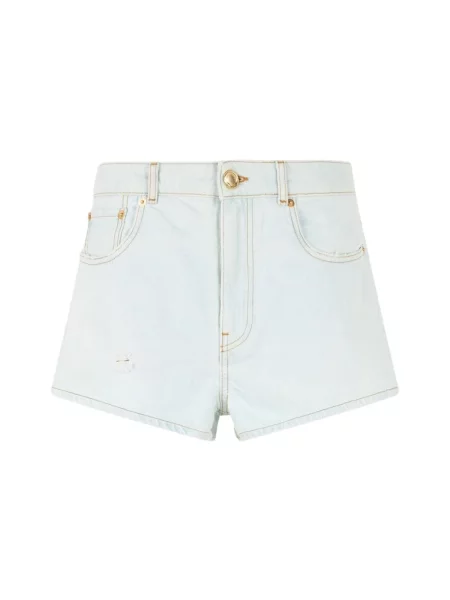 Szorty jeansowe Roberto Cavalli niebieskie
