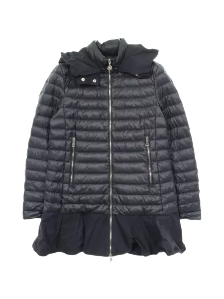 Geacă Moncler cu glugă negru