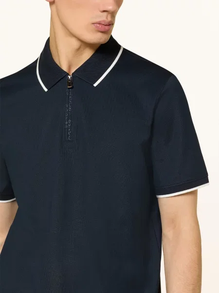 Bogner Piqué Polokošile Timo Regular Fit černá bílá