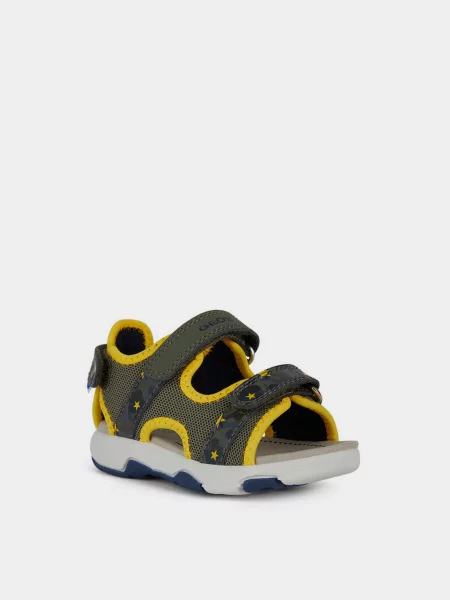 Дитячі Сандалії Geox B Sandal Multy Boy оливковий