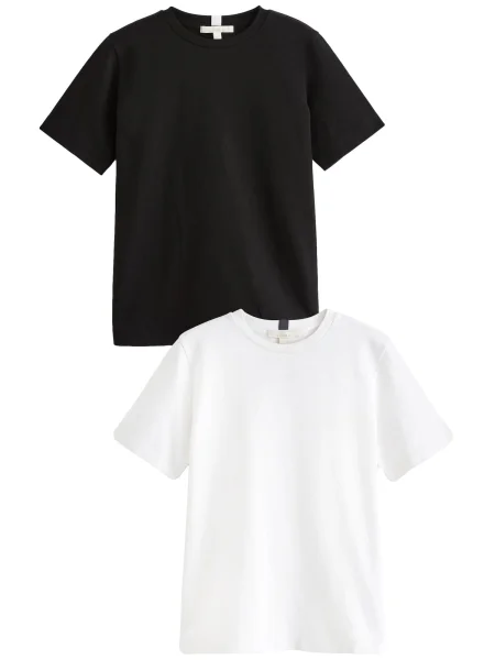 Next Tricou negru alb
