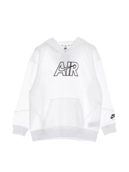 Bluza z kapturem Nike polarowa z kapturem biała