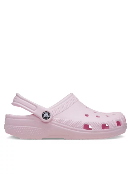 Классические шлепанцы Crocs розовые