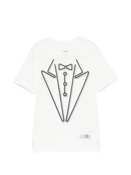 Tričko Mm6 Maison Margiela biela