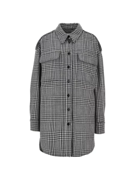 Top Stella Mccartney în carouri negru