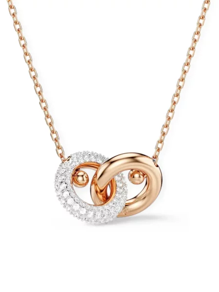 Colier Swarovski roz
