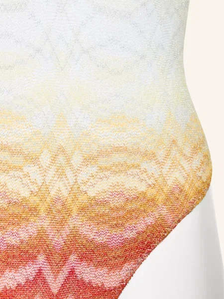 Missoni Plavky S Třpytivou Nití zelená / oranžová bílá