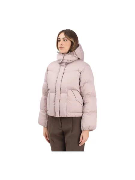 Levi's kurtka puchowa różowy zimowa beżowa