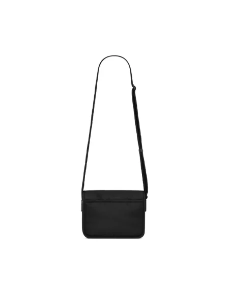 Torba crossbody Saint Laurent z logo czarna