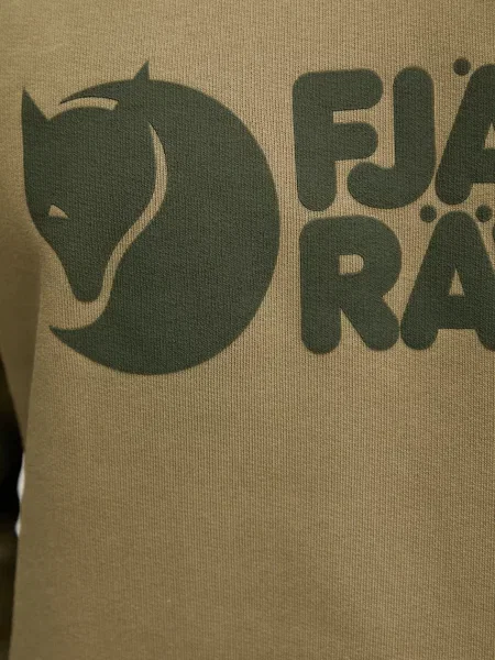 Fjallraven melegítőfelső férfi nyomott mintás kapucnis zöld